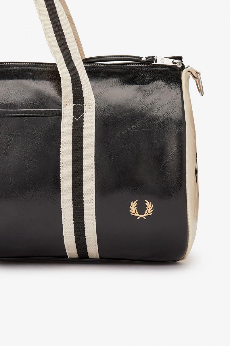 Black Fred Perry Classic Barrel Women's Bags | PH 1804UZGT